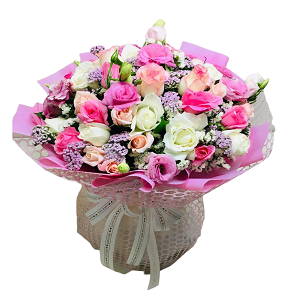 5 dozen Mixed Color Roses Bouquet