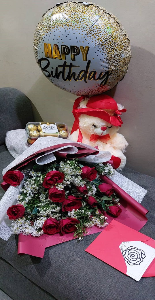 Combo Bouquet Birthday Set