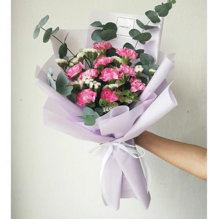 Carnation Bouquet 4 - Redflowersngifts.com