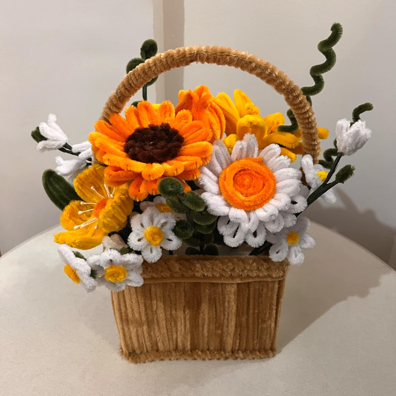 Fuzzy Wire Flower Arrangement 1 – RedFlowersnGifts.com