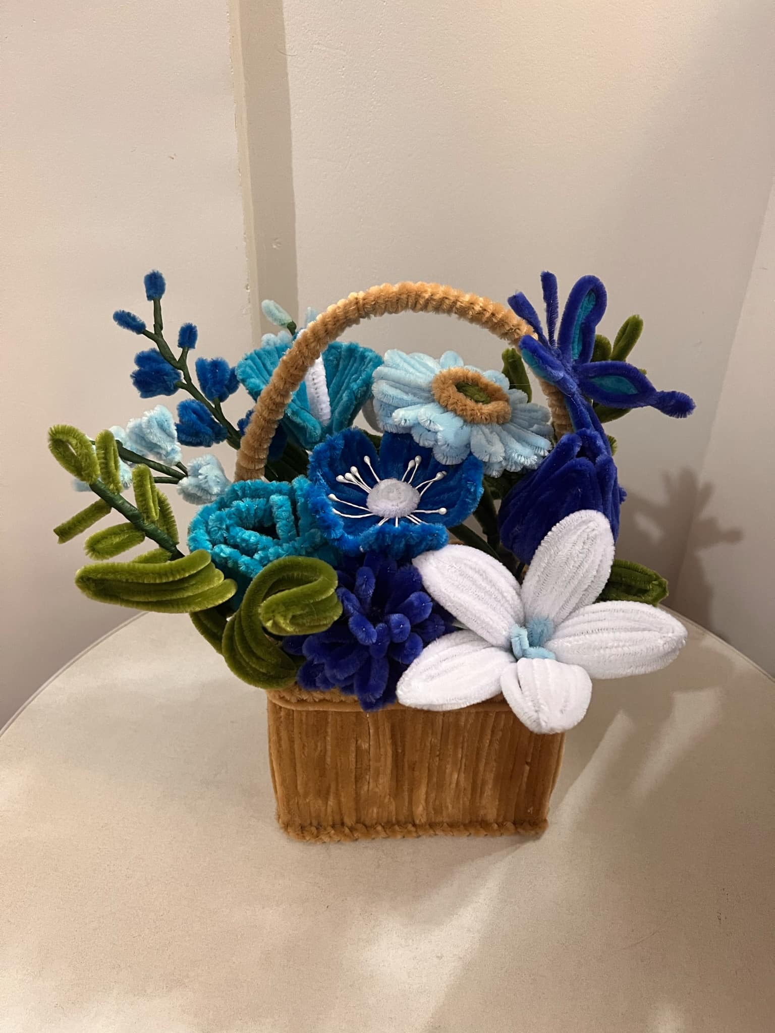 Fuzzy Wire Flower Arrangement 5 – RedFlowersnGifts.com