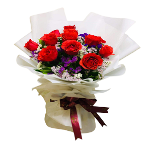 1 dz. Red Roses Round