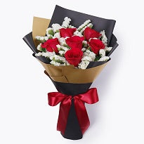 6 Red Roses Bouquet