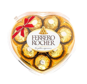 8pcs. Heart Ferrero Rocher