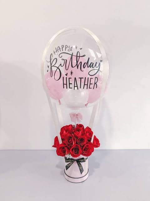 Bobo Balloon with Flowers 1