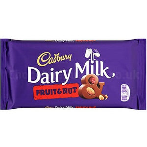 Cadbury Fruits & Nuts Chocolates 200g