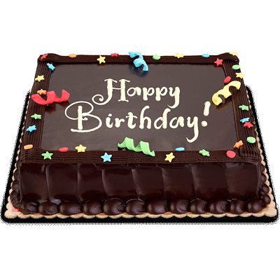 Chocolate Dedication Cake