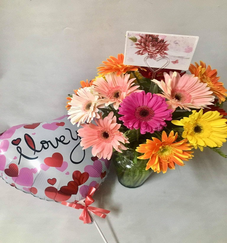 Gerbera Mixed Vase