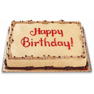 Mocha Dedication Cake
