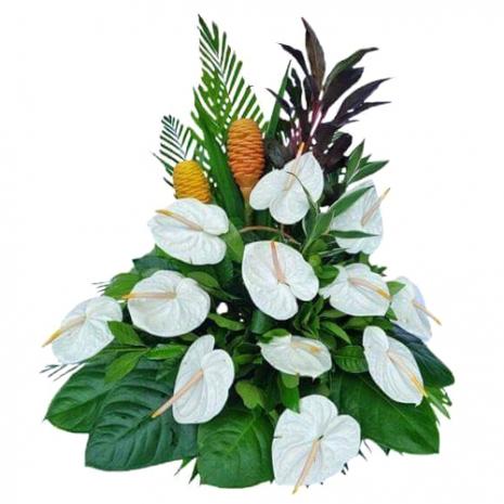 Sympathy Flowers 2 - Redflowersngifts.com