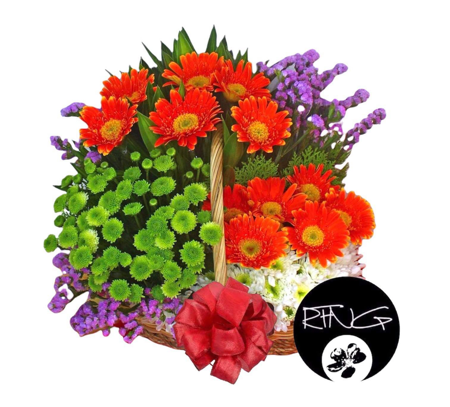 Gerbera Basket - Redflowersngifts.com