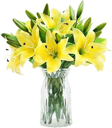 Lilies vase 4 - Redflowersngifts.com
