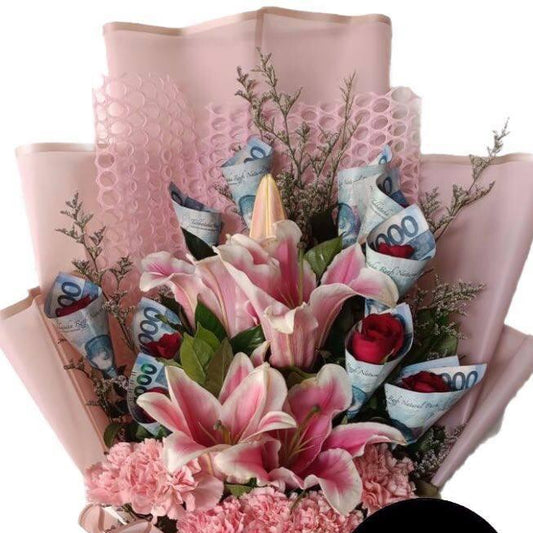 Money Bouquet 3 - Redflowersngifts.com