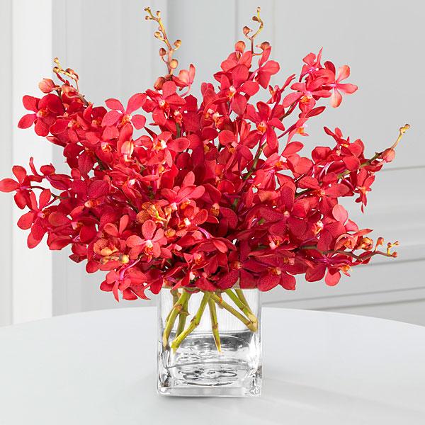 Orchids Vase 4 - Redflowersngifts.com