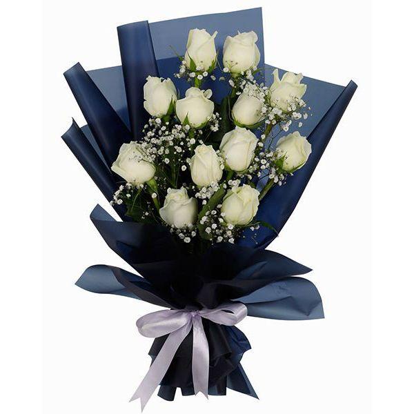 Roses Bouquet 8 - Redflowersngifts.com