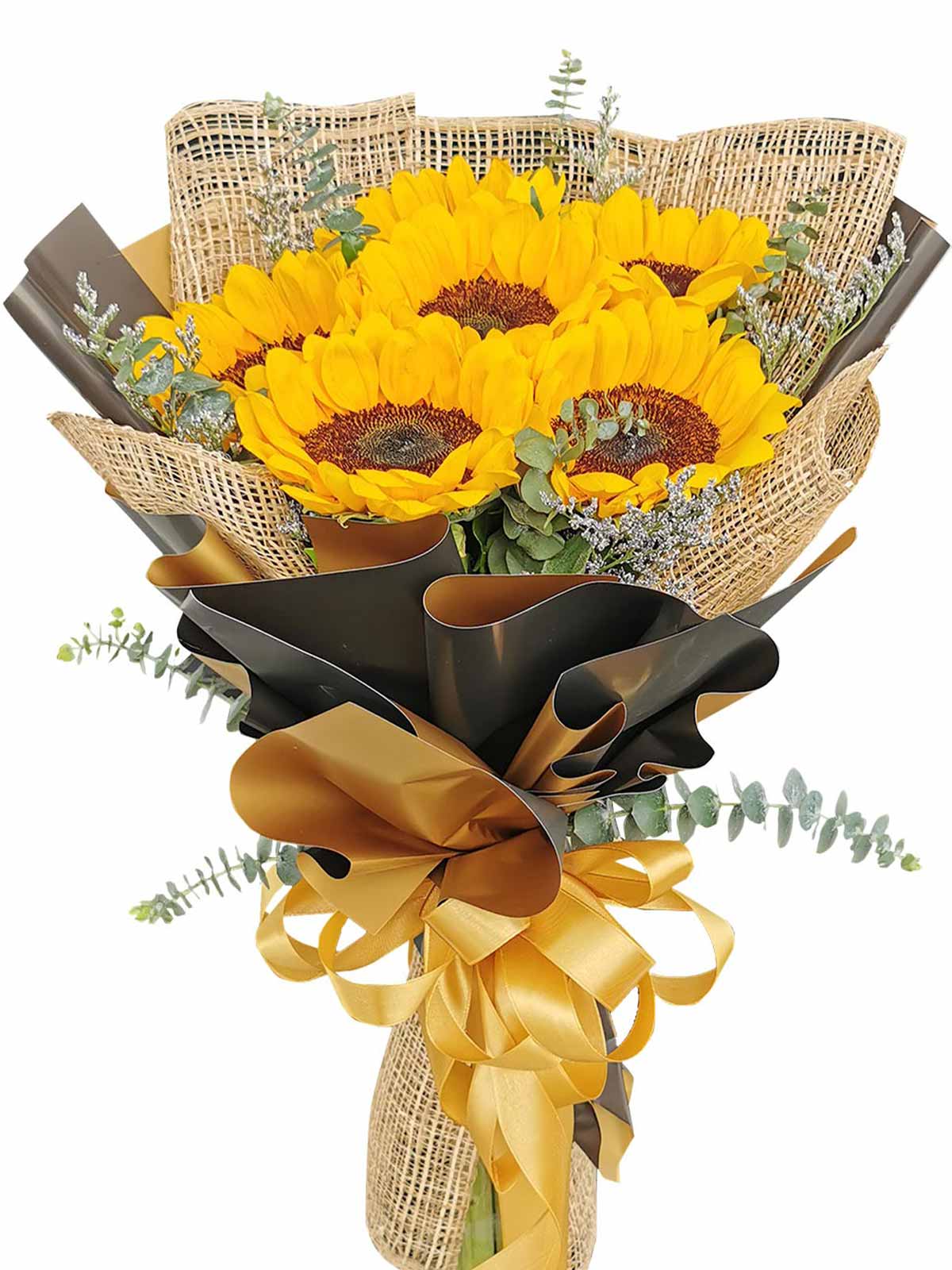 Sunflowers Bouquet 5 - Redflowersngifts.com