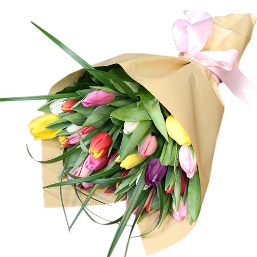 Tulips Bouquet 11 - Redflowersngifts.com