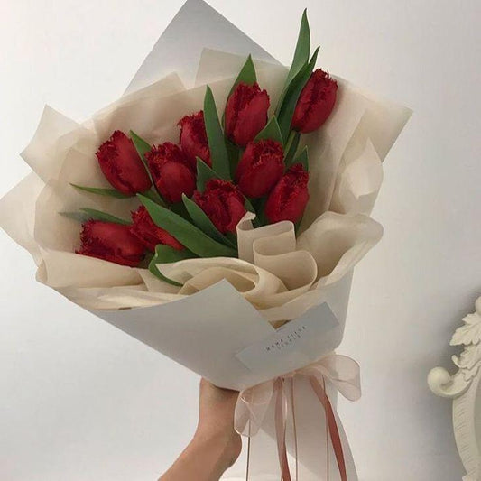 Tulips Bouquet 5 - Redflowersngifts.com