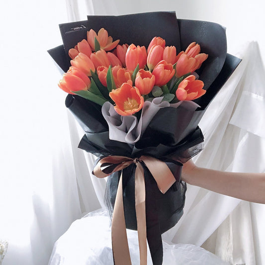 Tulips Bouquet 8 - Redflowersngifts.com