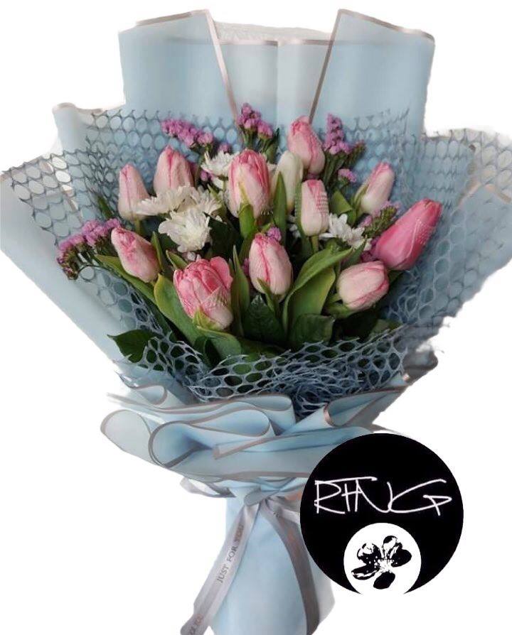 Tulips Pink - Redflowersngifts.com