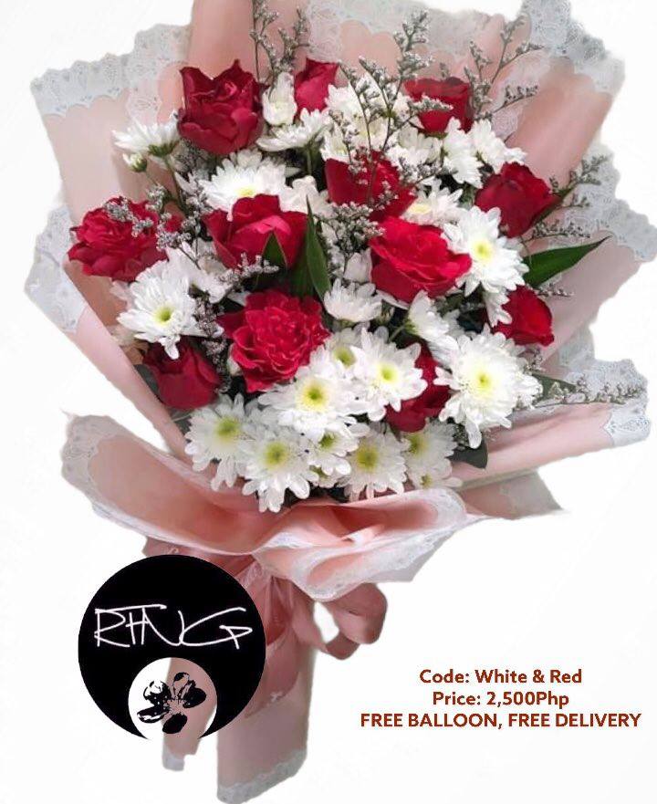 White nad Red - Redflowersngifts.com